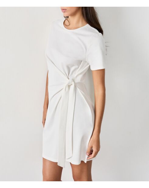 Kurzes ecrufarbenes Kleid Gulzy