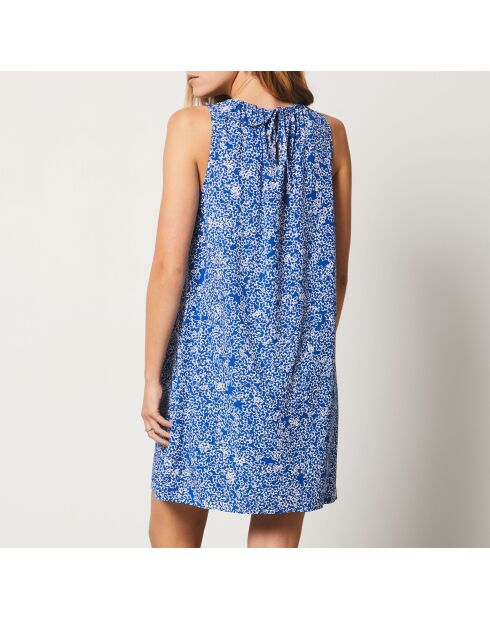 Elo blaugrünes Druckkleid