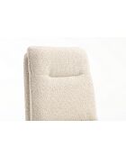 Lot de 2 chaises Valencia beige nature - 51x92x68 cm