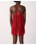 Camicia da notte rossa Declaration