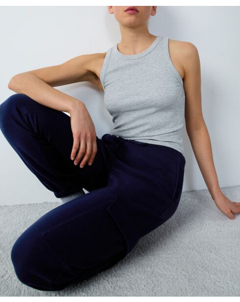 Mitternachtsblaue Fold Hose