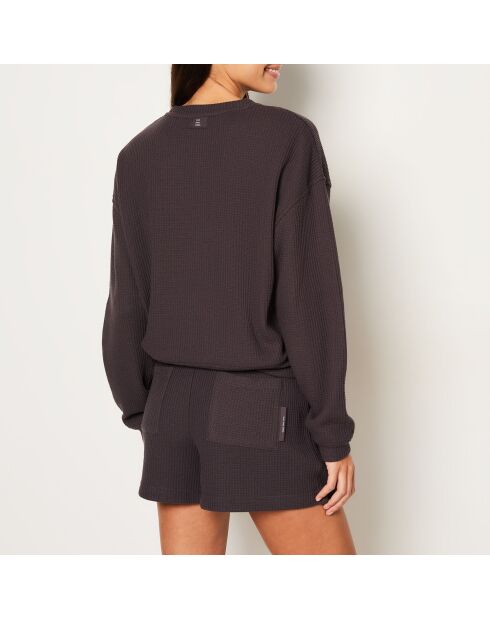 Bruine sweater Layna