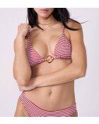 Celestes rode triangelbeha zonder beugel en zonder schelp