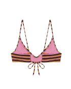 Top de bikini multicolor Vela Butterfly