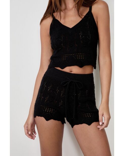 Schwarze Gaurine-Shorts