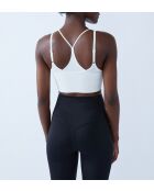 Sujetador blanco con aros Eclipses