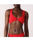 Zagara roter Bralette-BH ohne Bügel und ohne Schale