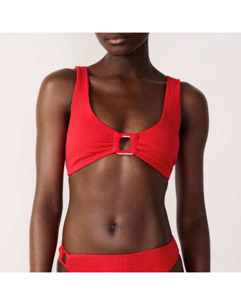 Zagara roter Bralette-BH ohne Bügel und ohne Schale