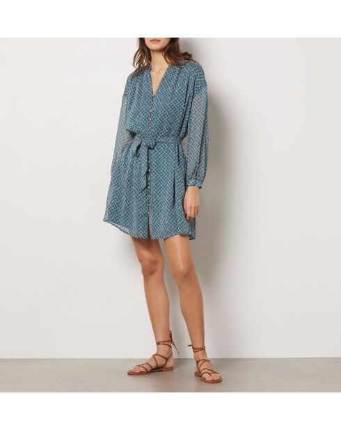 Robe Vogel imprimé celadon