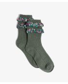 Nilgrüne Wana-Socken