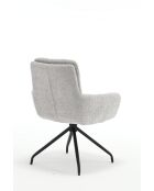 Lot de 2 fauteuils Taragona gris clair - 63x88x44 cm