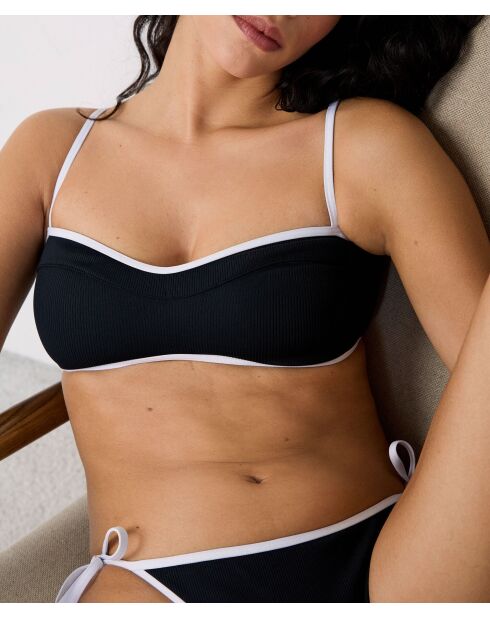 Carioca zwarte bh zonder beugel en zonder schelp