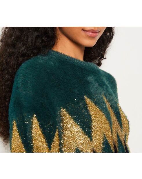 Fesarina dennengroene trui