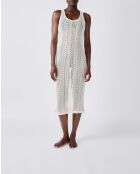 Bacca b ecru lange jurk