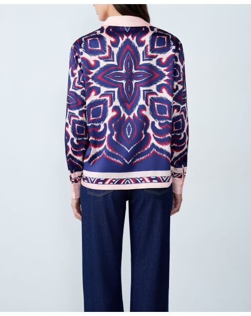 Venus-Shirt mit pinkem Hintergrunddruck