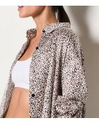 Beo ecrufarbenes Hemd mit Aufdruck