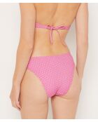 Manzania standaard bikinibroekje met roze achtergrondprint