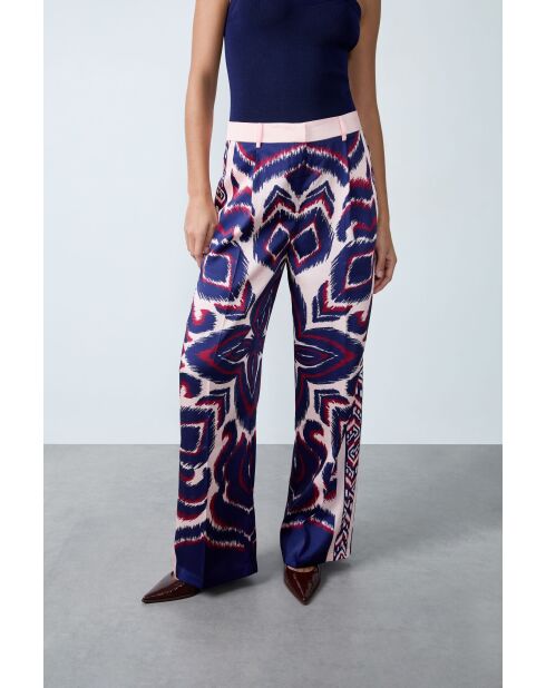 Venusbroek met roze achtergrondprint