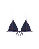 Astro blauwe triangel-bikinitop