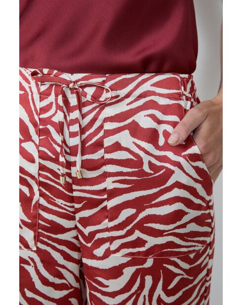 Rode Kali broek met print