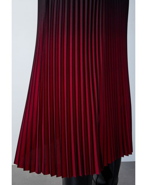 Jupe Eden bordeaux et noire