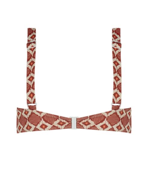 Bikinitop van Euforia terracotta