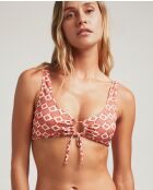 Bikinitop van Euforia terracotta