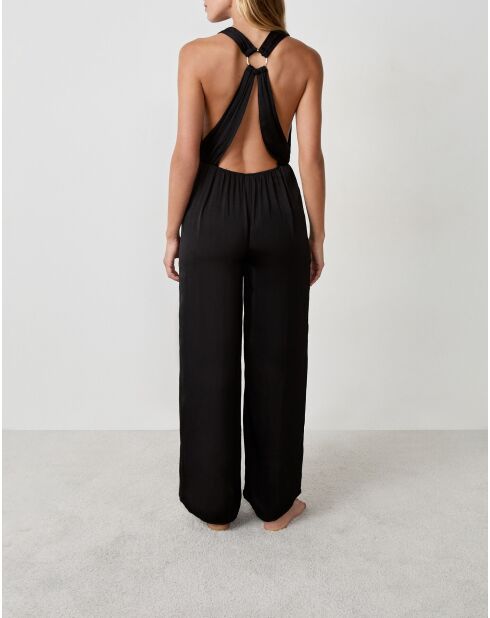 Gara zwarte jumpsuit uit één stuk
