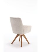 Lot de 2 fauteuils New lars beiges - 61x90x66 cm