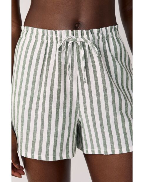 Adria b SPE Shorts mit grünem Hintergrunddruck