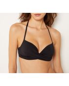 Klassischer Push-up-BH mit Bügel und schwarzer Perfect-Schale