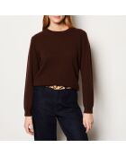 Jersey redondo chocolate de Francia