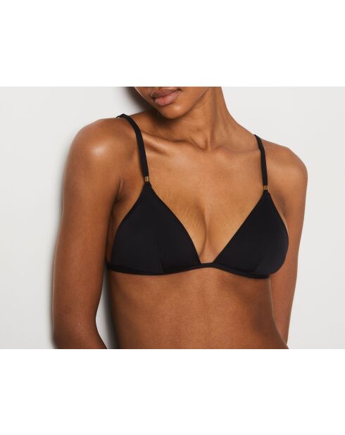 Schwarzer BH Amor ohne Dreiecksbügel und ohne Schale