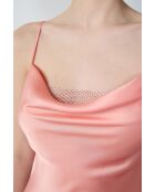 Korallenrotes funkelndes Nachthemd