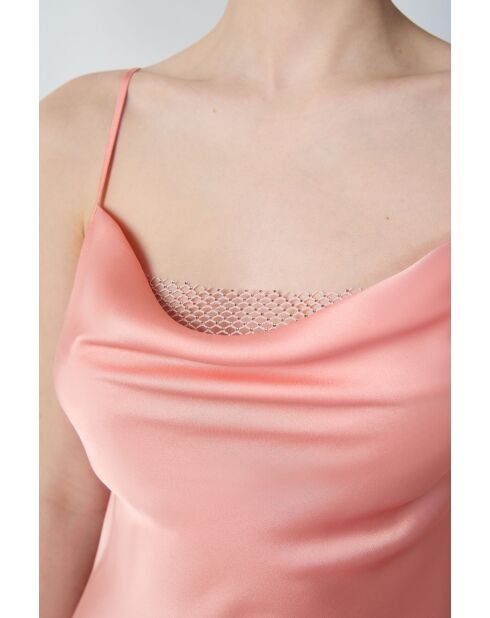 Korallenrotes funkelndes Nachthemd