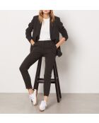 Antracietkleurige jas Robyn