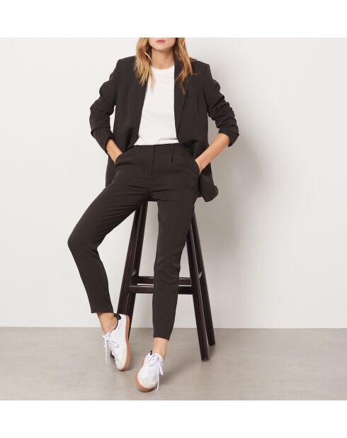 Antracietkleurige jas Robyn