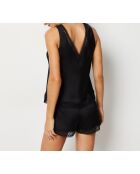 Camiseta sin mangas negra Crush