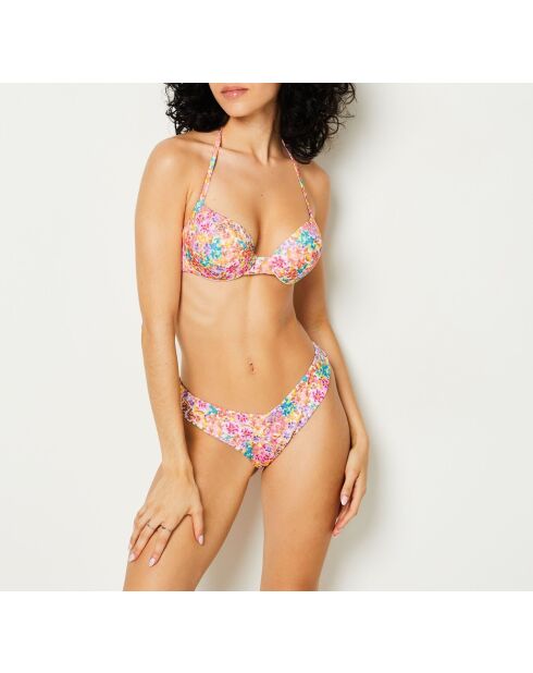 Klassieke push-up bh met beugel en veelkleurige Bonita-schelp