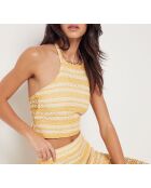 Top sans manches Del sol b jaune soleil