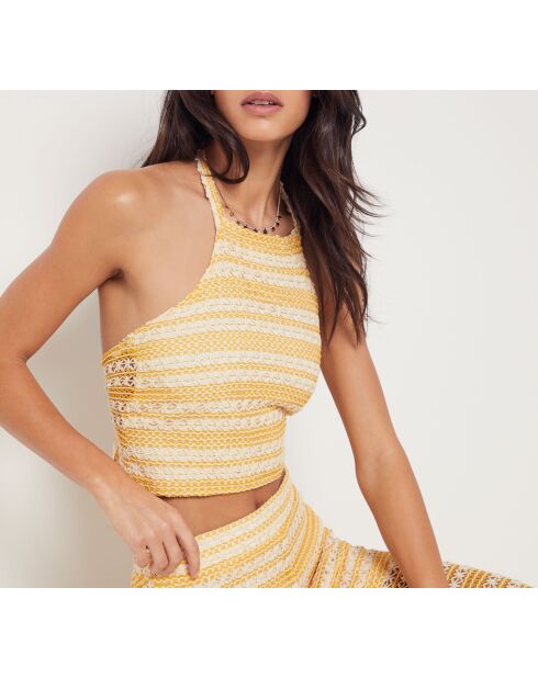Top sans manches Del sol b jaune soleil