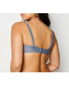 Sambaia hellgrauer klassischer BH mit Bügel und ohne Schale