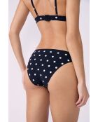 Standard-Bikinihose mit Polky Polky Navy Tupfenmuster