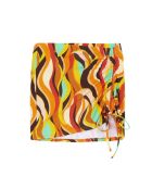 Mehrfarbiger feuerkurzer Rock