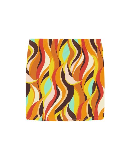 Mehrfarbiger feuerkurzer Rock