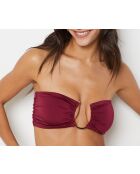 Nouba Burgundergranat ohne Bügel und ohne Schale