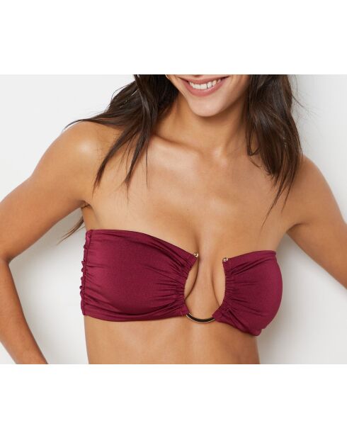 Nouba Burgundergranat ohne Bügel und ohne Schale