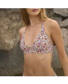 Mehrfarbiger Ventroso-Dreieck-BH ohne Bügel und ohne Schale