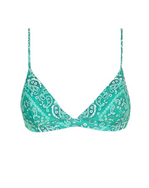 Sportliches Bandana Verde grünes Bikinioberteil