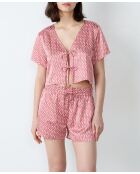 Kaila Top mit Ziegelprint